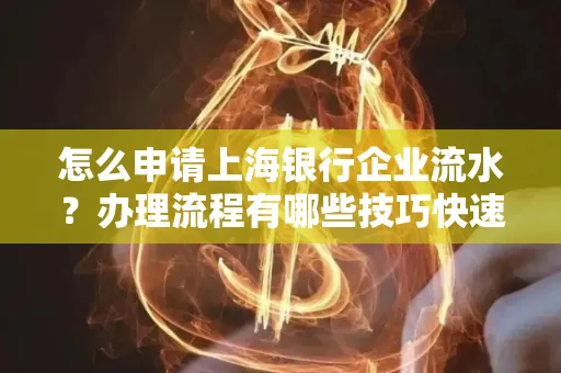 怎么申请上海银行企业流水？办理流程有哪些技巧快速获批
